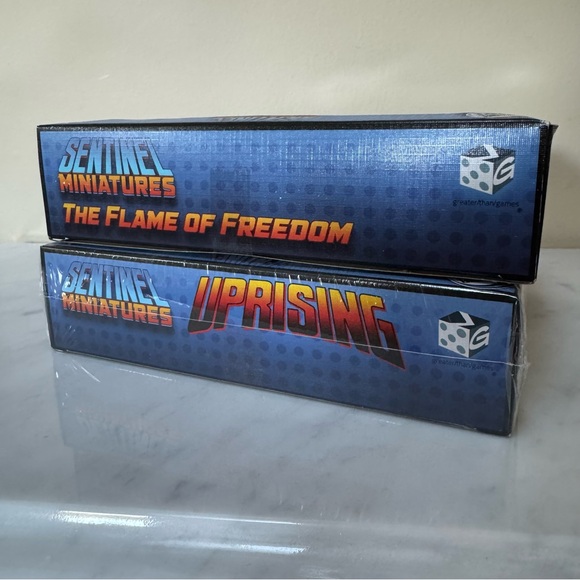 Lot of 2 - Sentinel Miniatures The Flame of Freedom & Uprising Unpainted Sealed - Picture 7 of 12